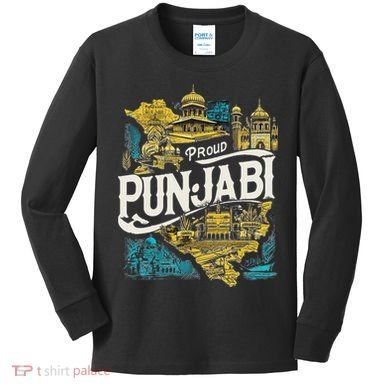 Sikh Punjab Proud Punjabi Kids Long Sleeve Shirt