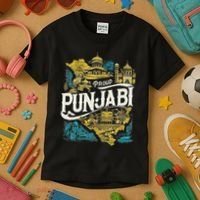 Sikh Punjab Proud Punjabi Kids T-Shirt thumb 3