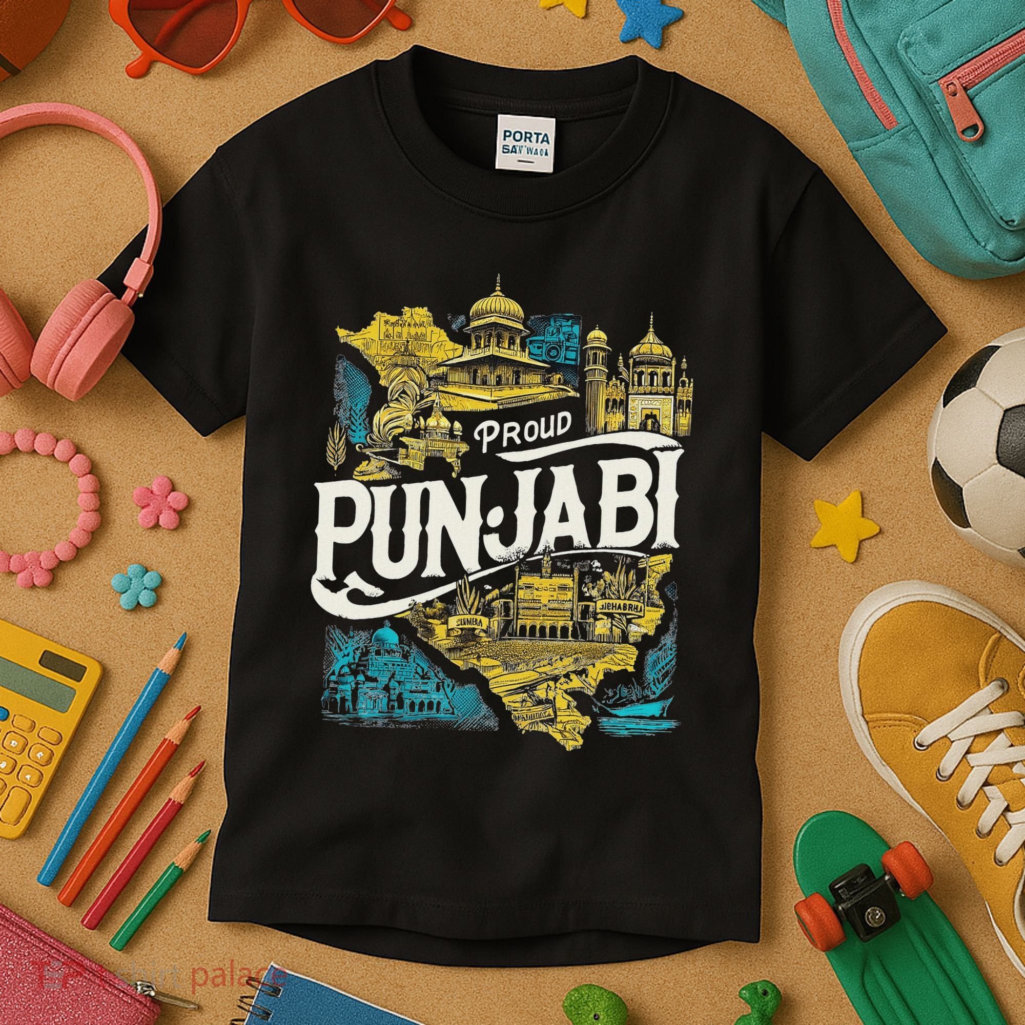 Sikh Punjab Proud Punjabi Kids T-Shirt