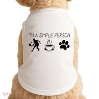 Simple Pickleball Player Doggie Tank thumb 0