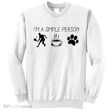 Simple Pickleball Player Sweatshirt