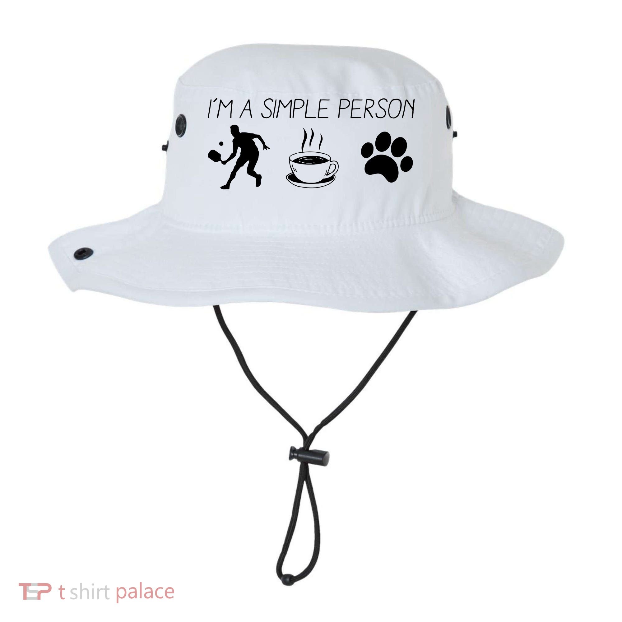 Simple Pickleball Player Bucket Hat