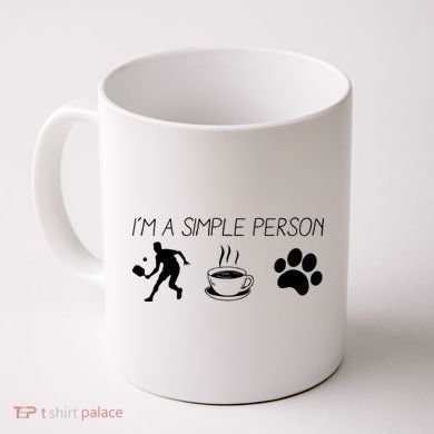 Simple Pickleball Player Coffee Mug