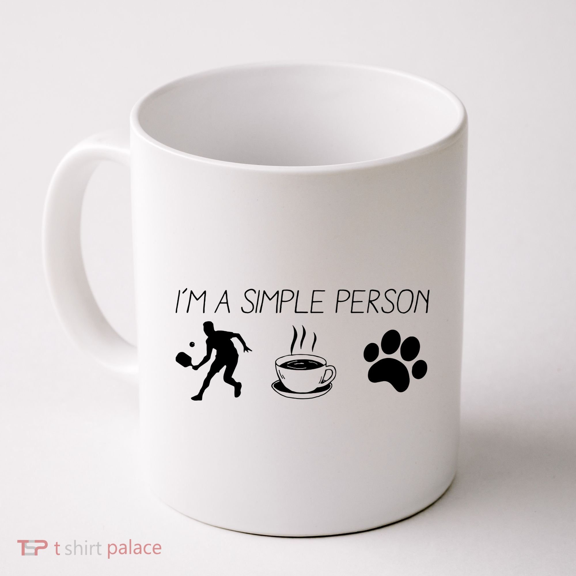 Simple Pickleball Player Coffee Mug