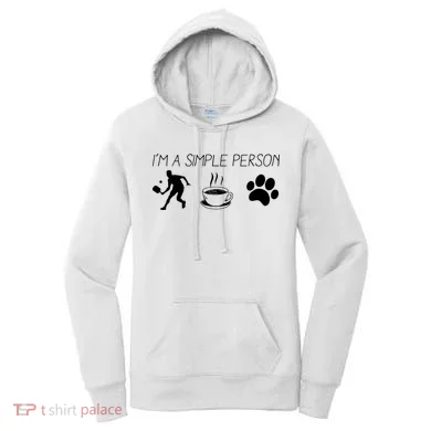 Simple Pickleball Player Women's Hoodie