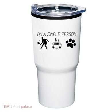 Simple Pickleball Player Tumbler