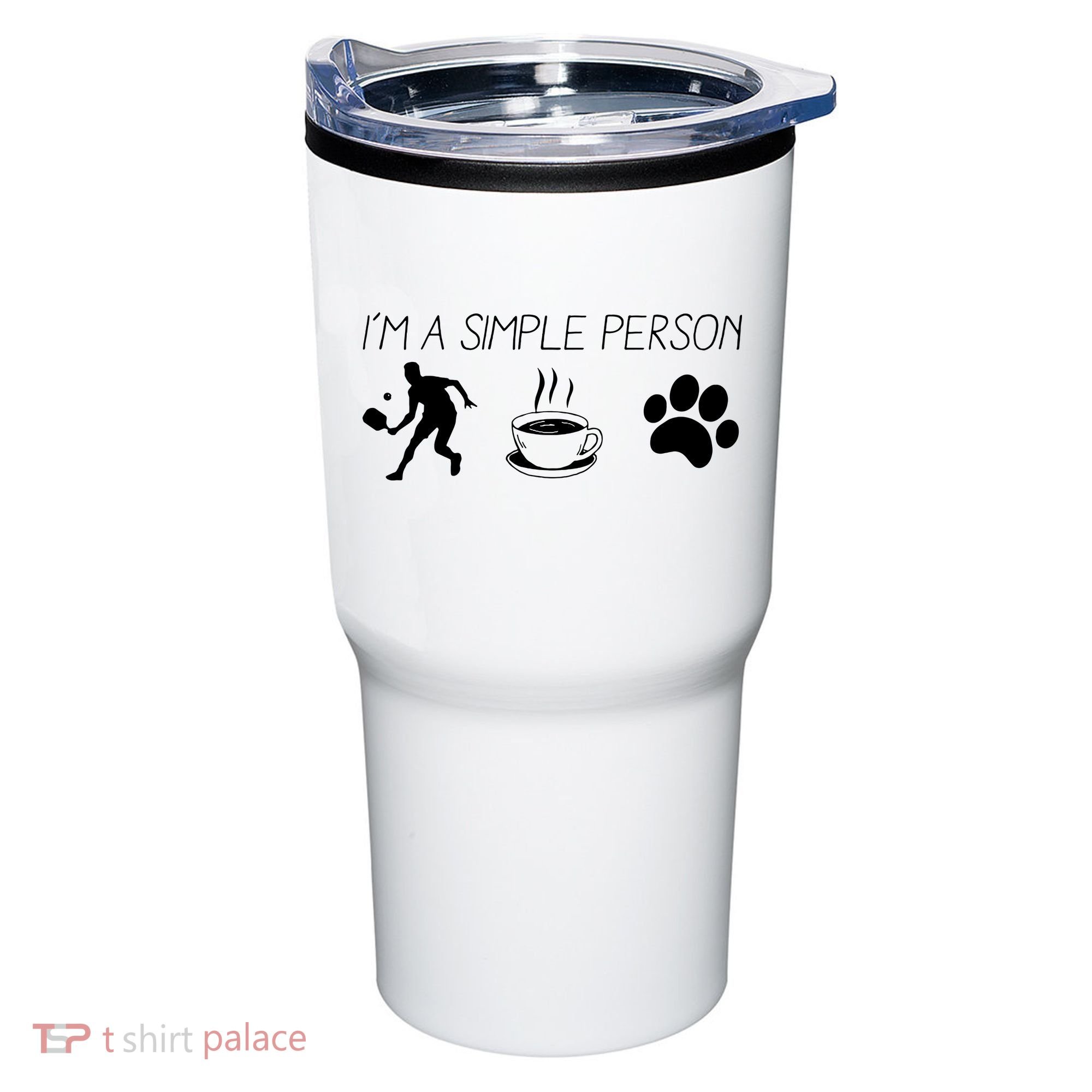 Simple Pickleball Player Tumbler