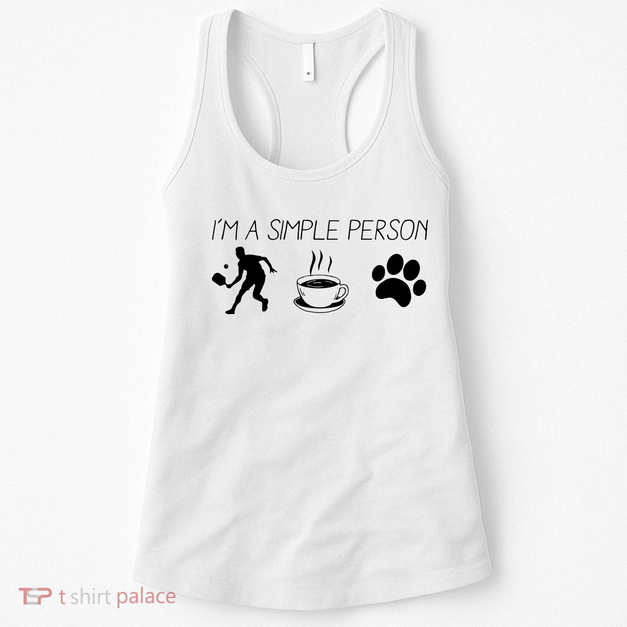 Simple Pickleball Player Women's Tank Top