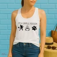 Simple Pickleball Player Women's Tank Top thumb 2