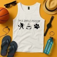 Simple Pickleball Player Tank Top thumb 4