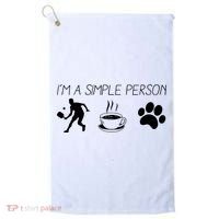 Simple Pickleball Player Golf Towel thumb 0