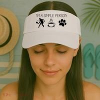 Simple Pickleball Player Visor thumb 2