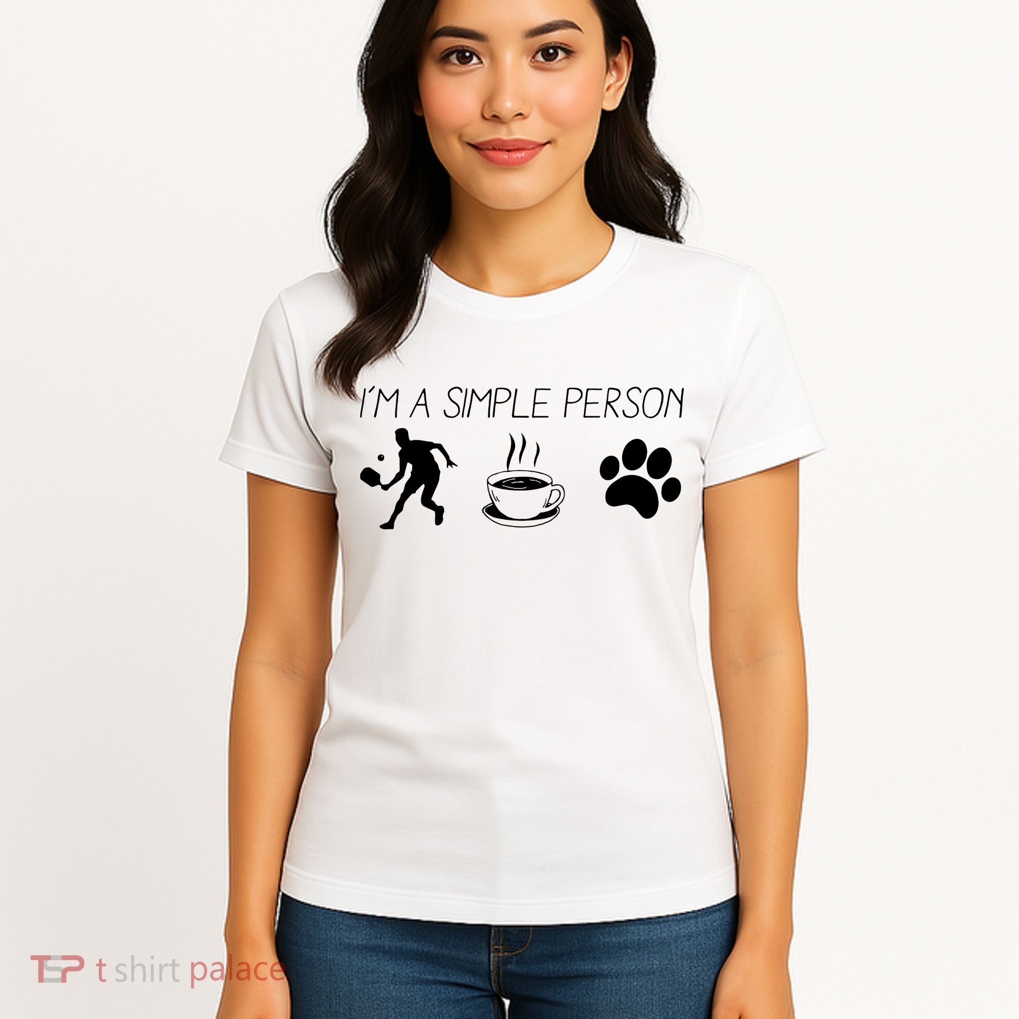 Simple Pickleball Player Women's T-Shirt