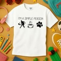 Simple Pickleball Player Kids T-Shirt thumb 3