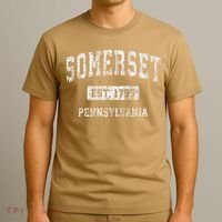 Somerset Pennsylvania Pa Vintage Established T-Shirt thumb 3