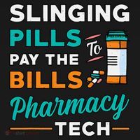Slinging Pills Pharmacy Tech Vintage Technician Pharmacist T-Shirt thumb 7