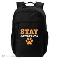 Stay Pawsitive Positive And Pet Lover Gift Backpack thumb 0