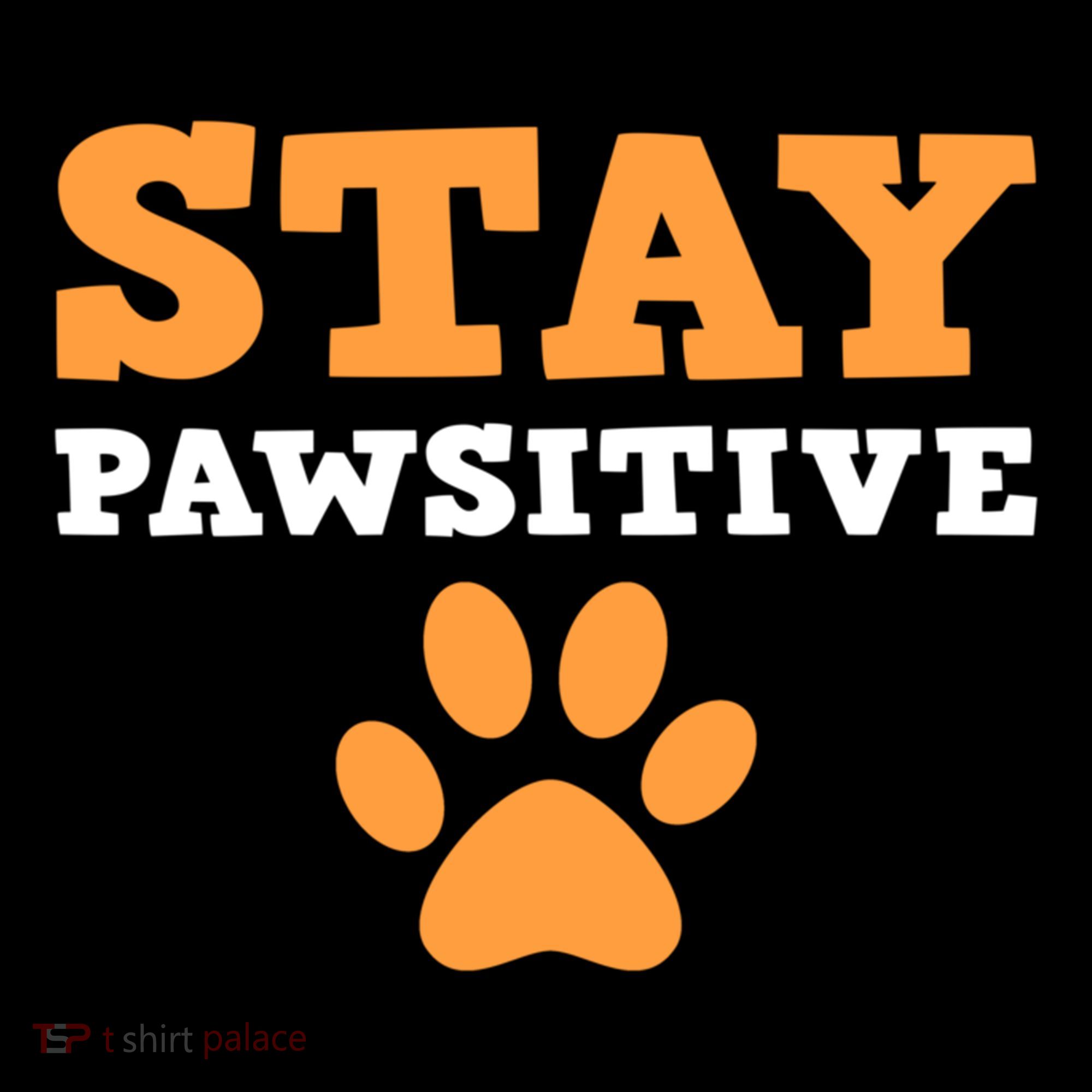 Stay Pawsitive Positive And Pet Lover Gift Women's Hoodie