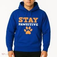 Stay Pawsitive Positive And Pet Lover Gift Hoodie thumb 2