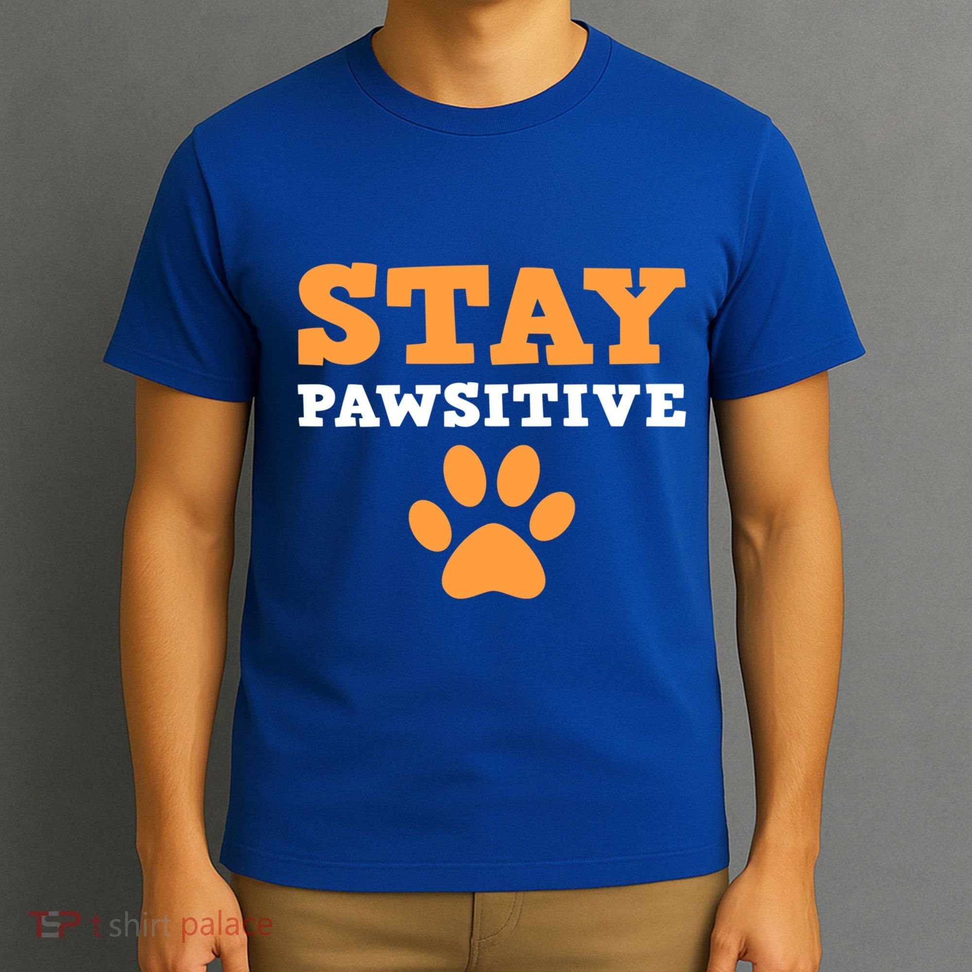 Stay Pawsitive Positive And Pet Lover Gift T-Shirt