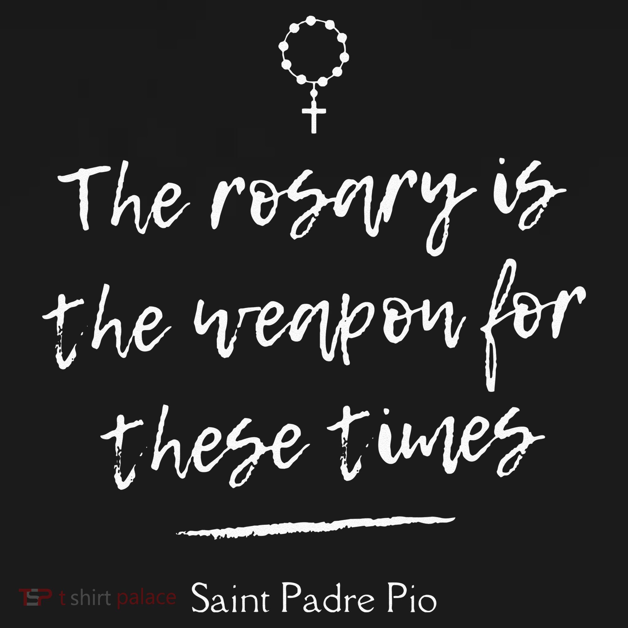 Saint Padre Pio Rosary Inspirational Quote Catholic Baby Bodysuit