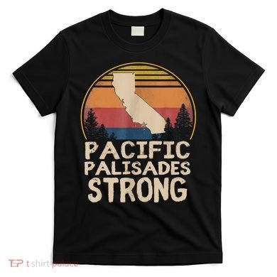 Support Pacific Palisades Strong Vintage Stay California T-Shirt