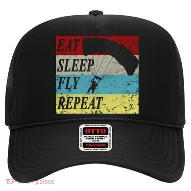 Skydiving Parachute Paraglide Vintage Hat