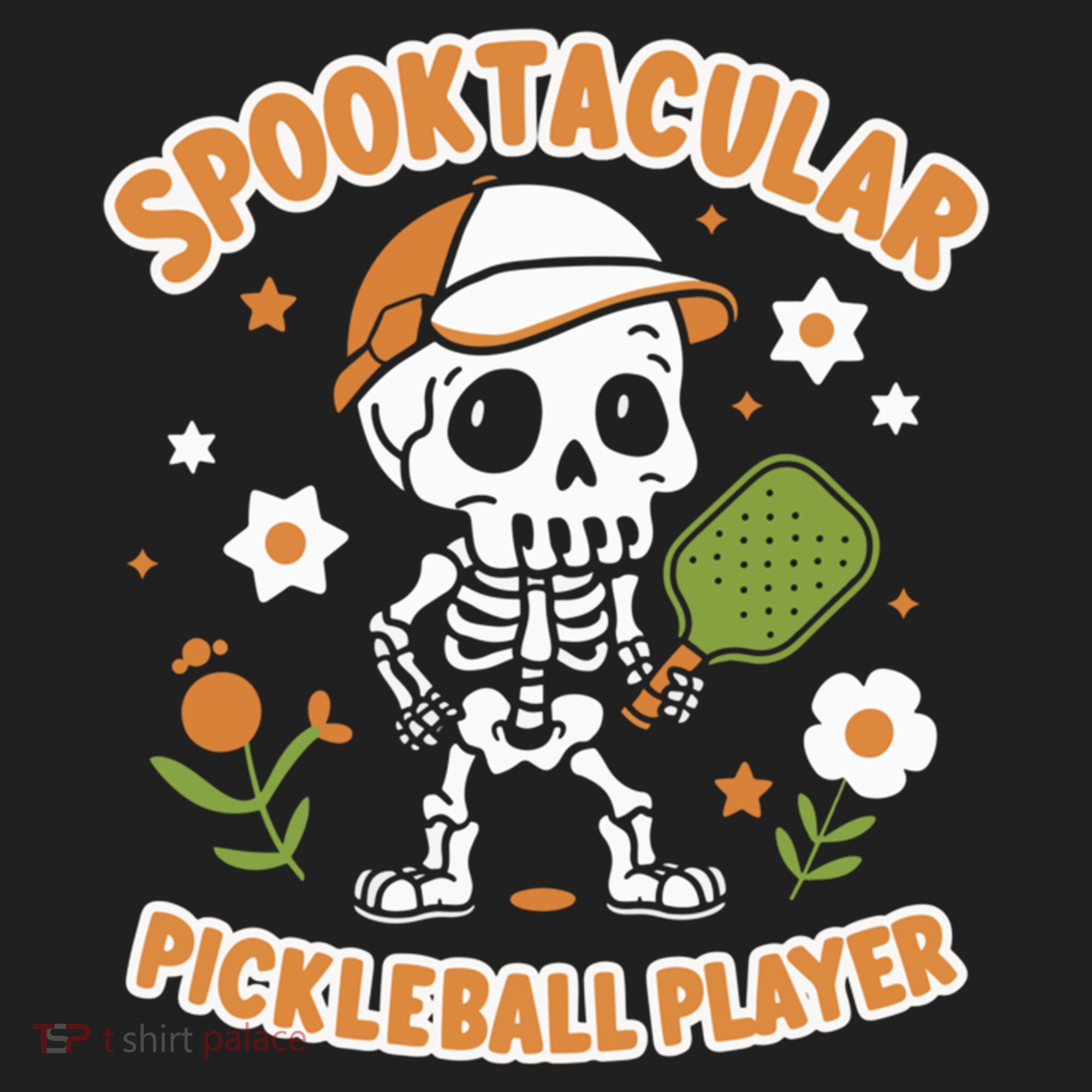 Spooktacular Pickleball Player Ghost Pumpkin Cute Gift Women's Sweatshirt