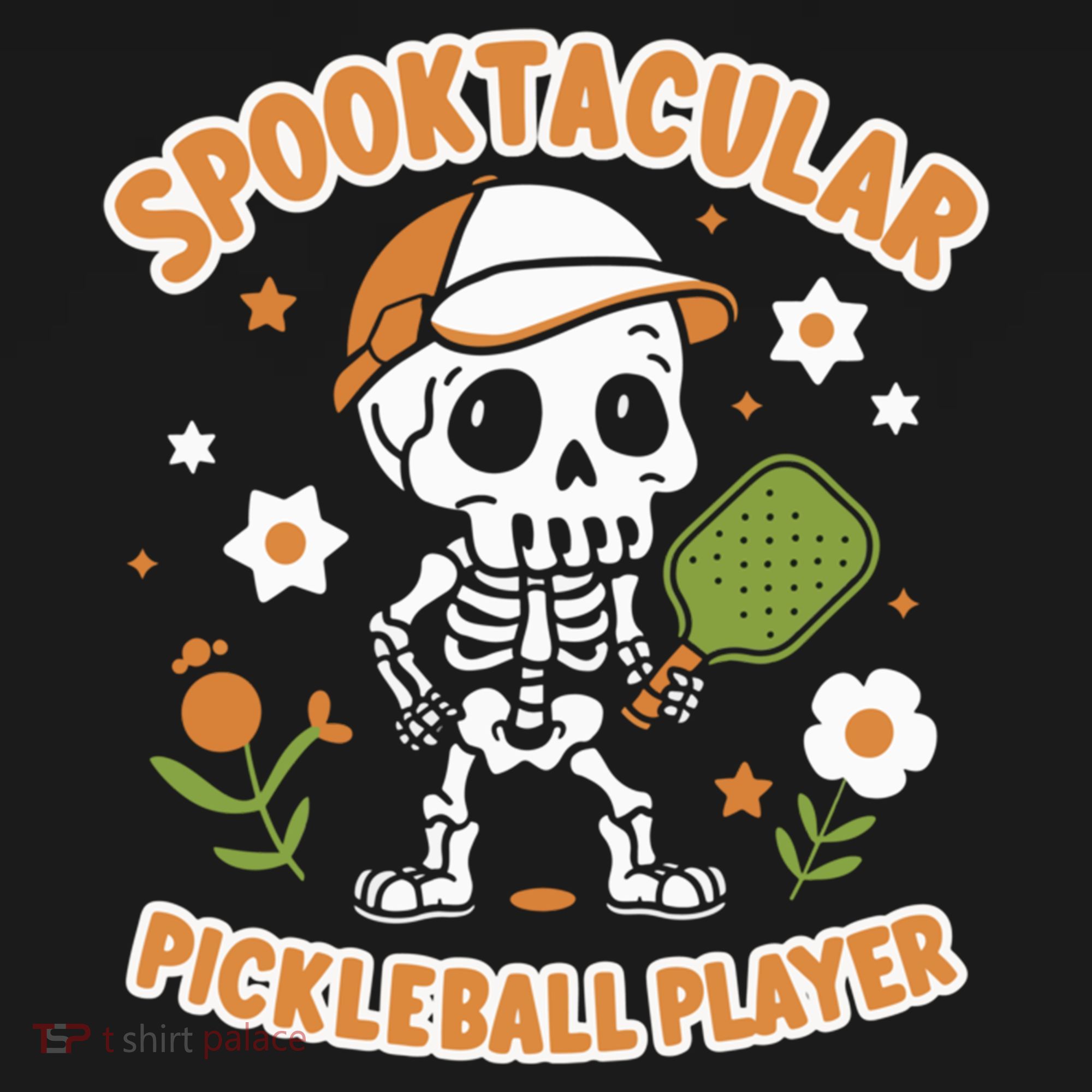 Spooktacular Pickleball Player Ghost Pumpkin Cute Gift Doggie Tank