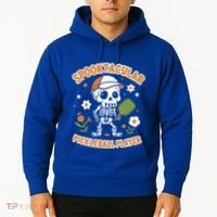 Spooktacular Pickleball Player Ghost Pumpkin Cute Gift Hoodie thumb 2