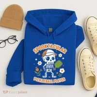 Spooktacular Pickleball Player Ghost Pumpkin Cute Gift Hoodie thumb 4