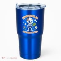 Spooktacular Pickleball Player Ghost Pumpkin Cute Gift Tumbler thumb 0