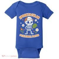 Spooktacular Pickleball Player Ghost Pumpkin Cute Gift Baby Bodysuit thumb 0