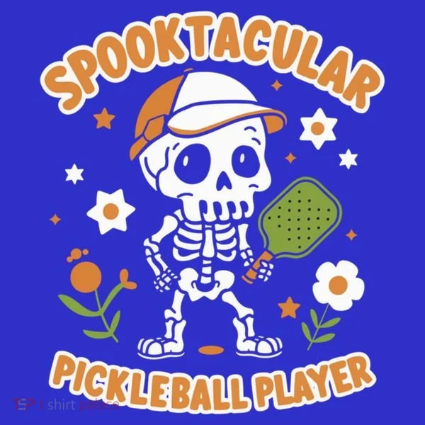 Spooktacular Pickleball Player Ghost Pumpkin Cute Gift Toddler Hoodie