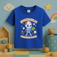 Spooktacular Pickleball Player Ghost Pumpkin Cute Gift Toddler T-Shirt thumb 3