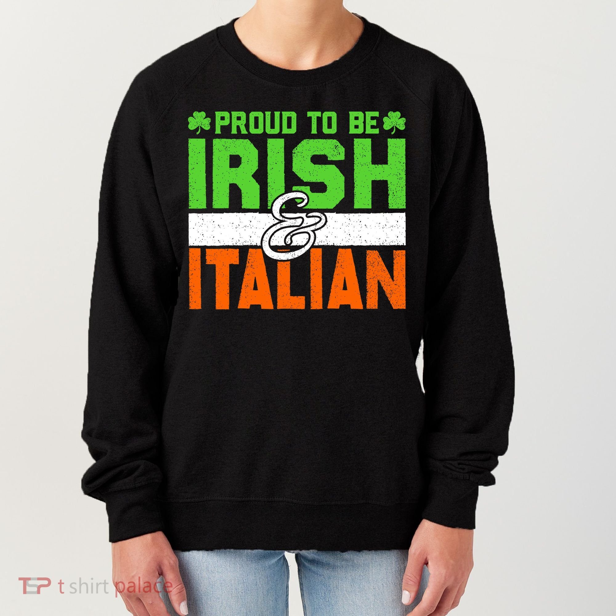 St. Patrick's Paddys Day Irish Italian Green Shamrock Gift Women's Sweatshirt