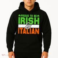 St. Patrick's Paddys Day Irish Italian Green Shamrock Gift Hoodie thumb 2