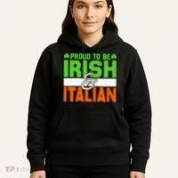 St. Patrick's Paddys Day Irish Italian Green Shamrock Gift Hoodie thumb 5