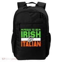 St. Patrick's Paddys Day Irish Italian Green Shamrock Gift Backpack thumb 0