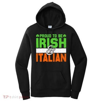 St. Patrick's Paddys Day Irish Italian Green Shamrock Gift Women's Hoodie