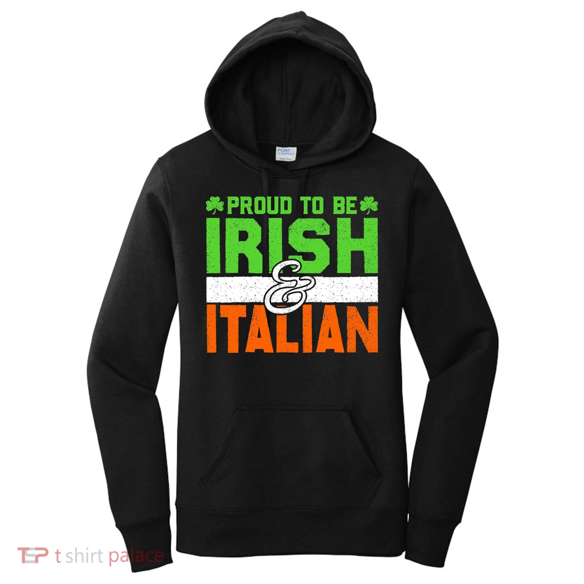 St. Patrick's Paddys Day Irish Italian Green Shamrock Gift Women's Hoodie