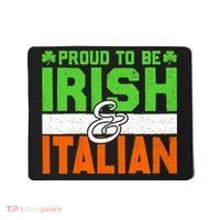 St. Patrick's Paddys Day Irish Italian Green Shamrock Gift Mousepad thumb 0