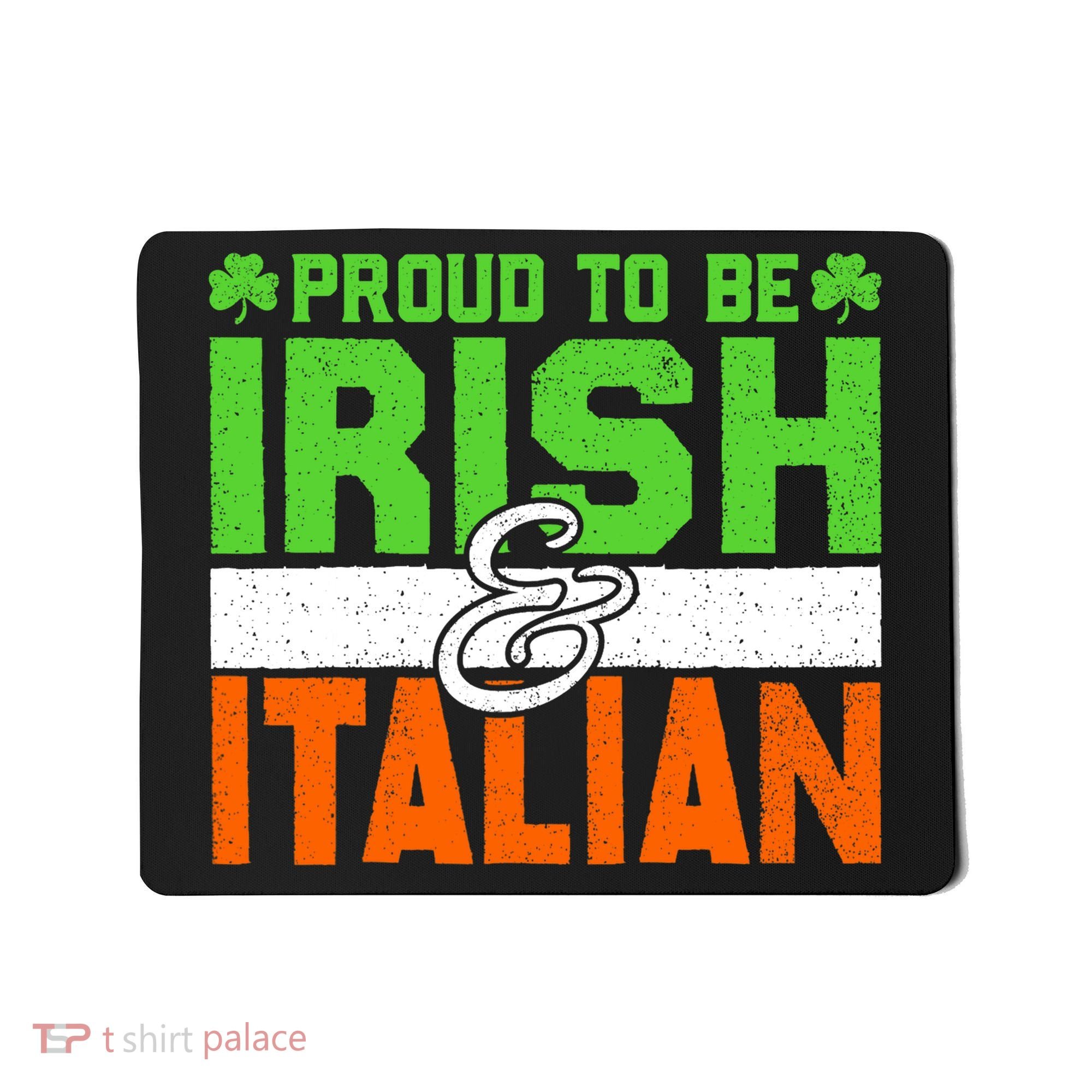 St. Patrick's Paddys Day Irish Italian Green Shamrock Gift Mousepad