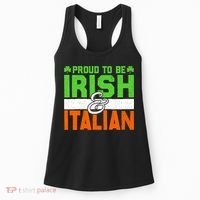 St. Patrick's Paddys Day Irish Italian Green Shamrock Gift Women's Tank Top thumb 0