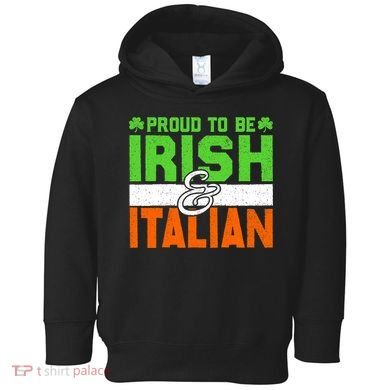 St. Patrick's Paddys Day Irish Italian Green Shamrock Gift Toddler Hoodie