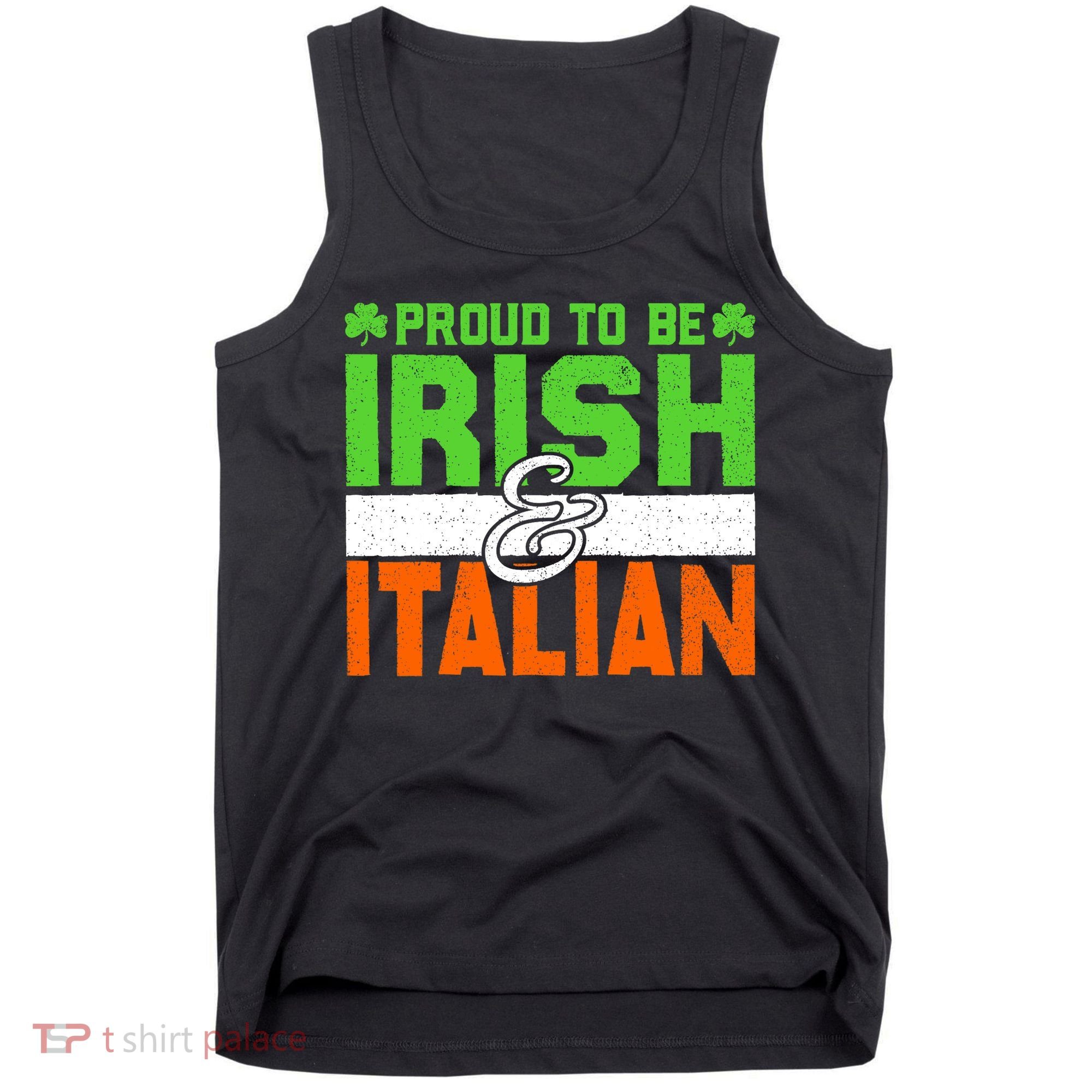 St. Patrick's Paddys Day Irish Italian Green Shamrock Gift Tank Top