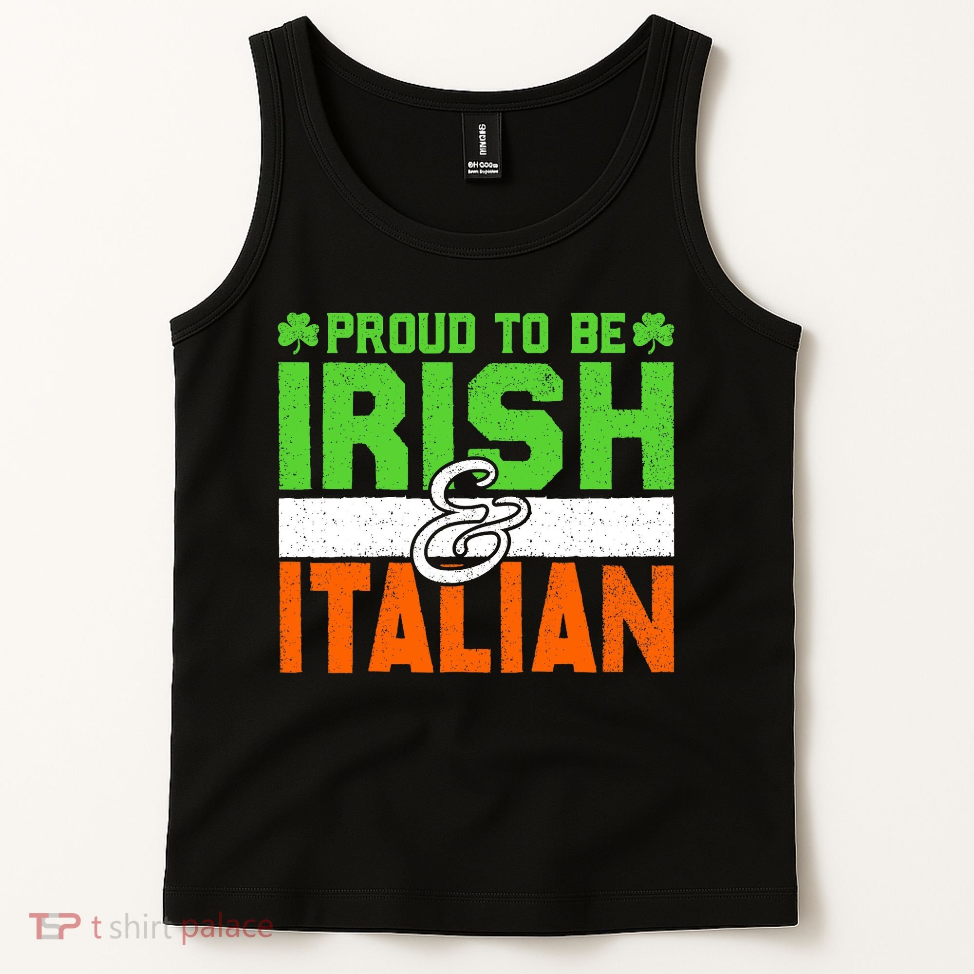 St. Patrick's Paddys Day Irish Italian Green Shamrock Gift Tank Top