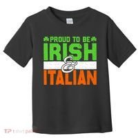 St. Patrick's Paddys Day Irish Italian Green Shamrock Gift Toddler T-Shirt thumb 0