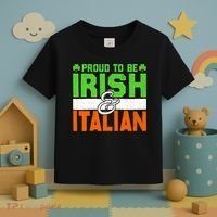 St. Patrick's Paddys Day Irish Italian Green Shamrock Gift Toddler T-Shirt thumb 3
