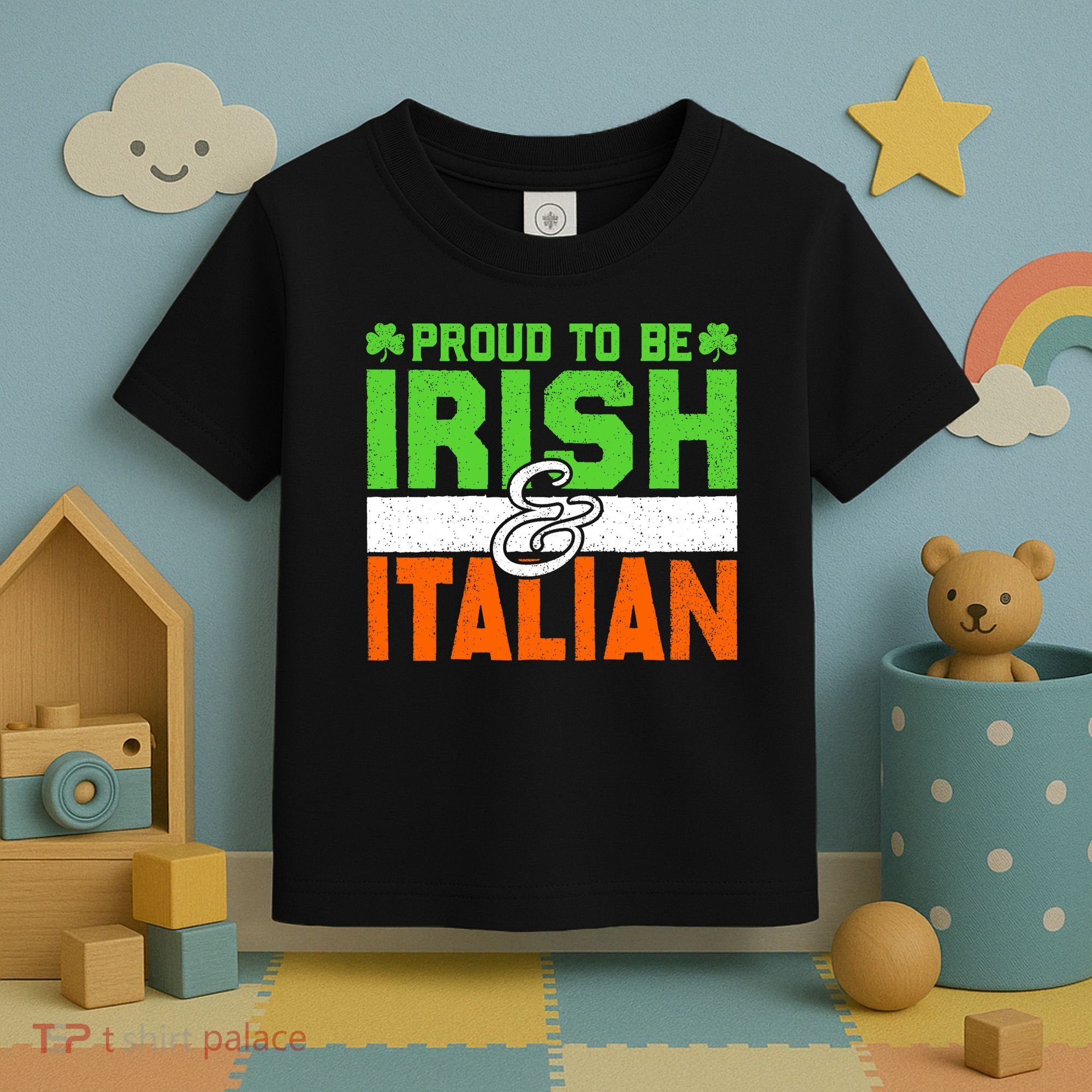 St. Patrick's Paddys Day Irish Italian Green Shamrock Gift Toddler T-Shirt